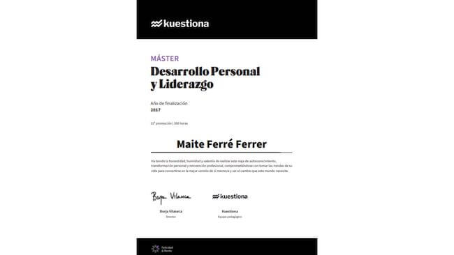 DIPLOMA BORJA VILASECA